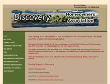 Tablet Screenshot of discoveryhoa.com